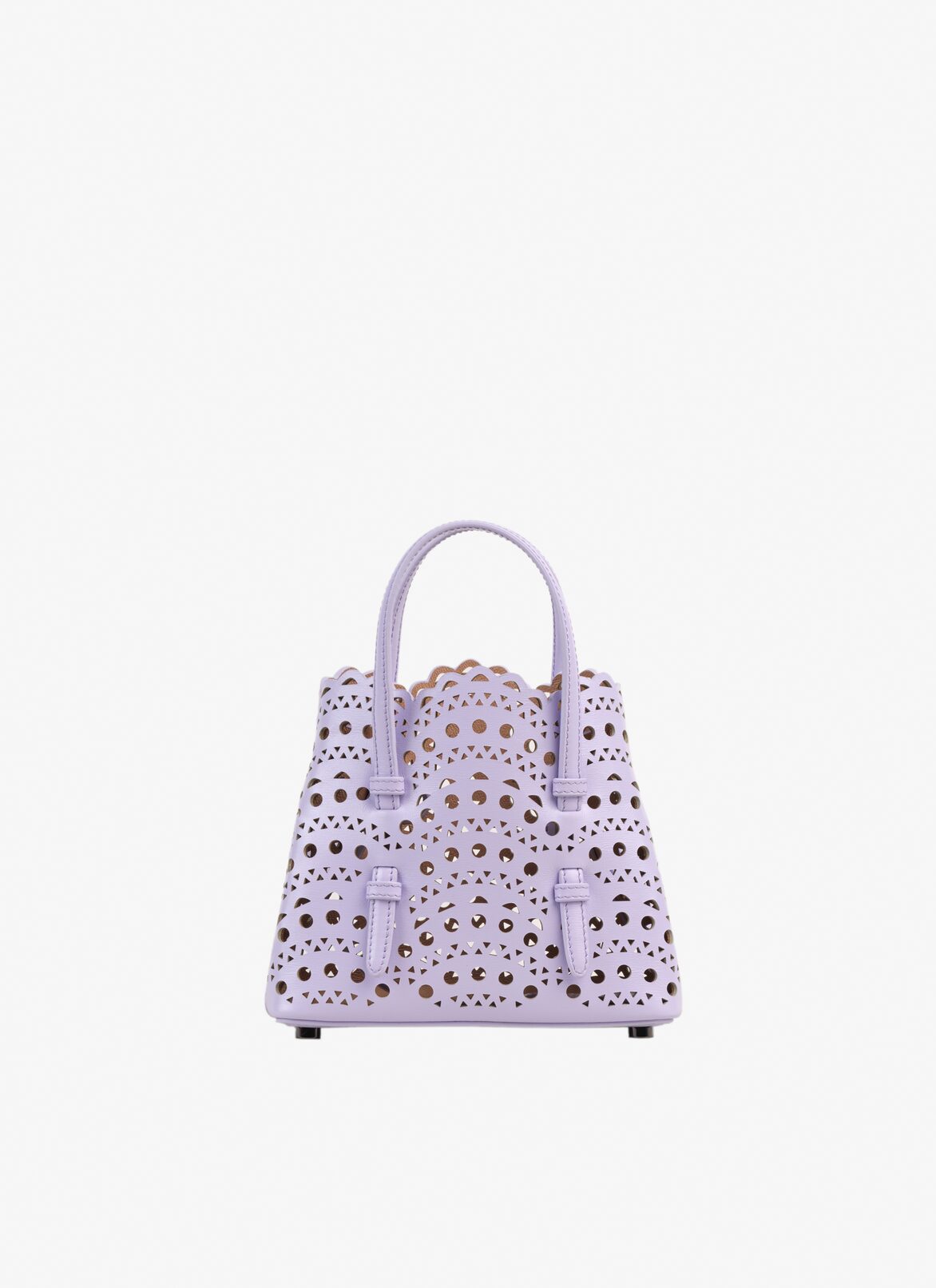 MINA 16 BAG IN VIENNE WAVE CALFSKIN ALAÏA BRIGHT PARME MINA 16 BAG IN VIENNE WAVE CALFSKIN